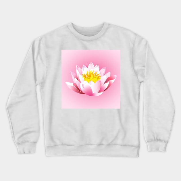 Dreamy Lotus Blossoms Crewneck Sweatshirt by Makanahele